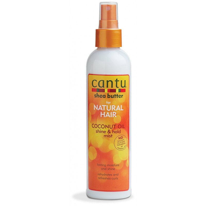 Cantu Natural Coconut Oil Shine & Hold Mist - Sprej pre zvlnený refresh 237 ml
