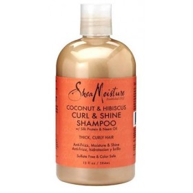 Shea Moisture Coconut & Hibiscus Shampoo – Šampón na kučeravé vlasy 384 ml