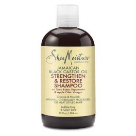 Shea Moisture Black Jamaican Castor Oil Shampoo – Regeneračný šampón 384 ml