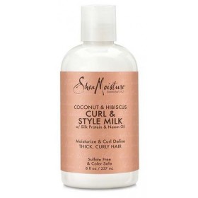 Shea Moisture Coconut & Hibiscus Curl & Style Milk – Stylingový krém 237 ml