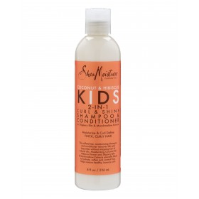 Shea Moisture Kids Coconut & Hibiscus 2 in 1 Shampoo & Conditioner – Šampón a kondicionér pre detské kučery v jednom 236 ml