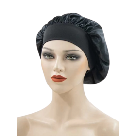 Satin Hair Bonnetabs – Saténová čiapka pre kučeravé vlasy s jemným lemom